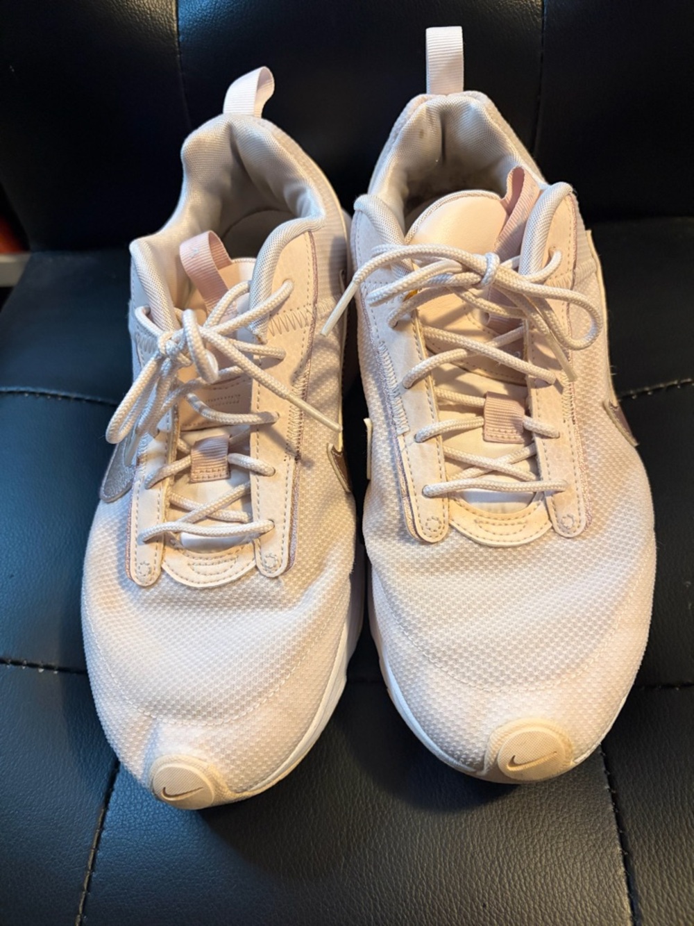 Nike Pale Pink Mesh Air Max Sneakers, size 10